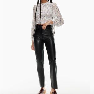 Aritzia Melina leather pants